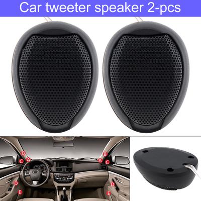 2Pcs 1000W TW-106 Universal Super Power Loud Dome Tweeter Speakers for Car Audio System