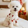 Pet Dog Cat Cotton Soft Long Sleeve Base Layer Shirt Small Breeds Winter Home Comfort Wear
