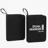 60\100\120 PCS Canvas Pencil Bag, Folding Fine-Tipped Pen Markers Storage Case with Zipper, Black Pencil Holder for Coloring Pens & Brushes
