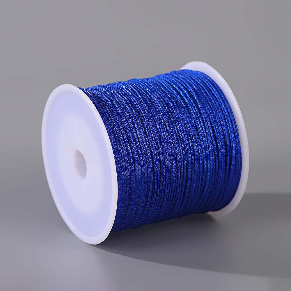 Handmade No. 72 Jade Thread - 0.8mm Wear-Resistant String for Jewelry Crafting, Hand Rope, Bracelets, DIY Necklaces, 50m