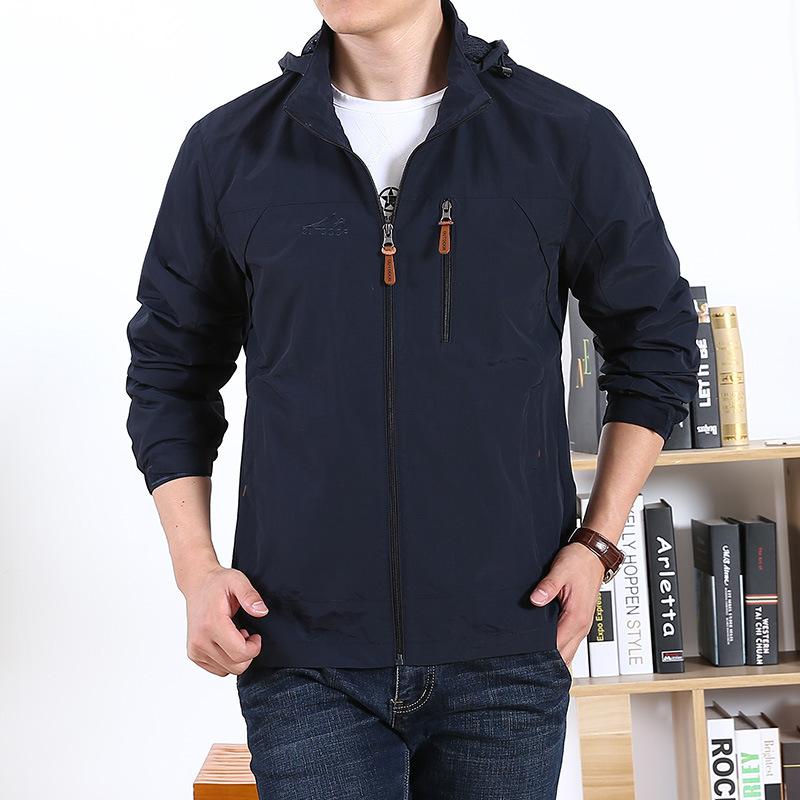 Jackets Men's Spring and Autumn Outdoor Sports Tops Loose Large Size Quick-drying Jackets Men's Charge Tops