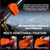 1/2/4Pcs Multifunctional Fishing Rod Holder Fixer Clip Straps Portable Beach Fishing Pole Holder Compact Design Fishing Tools