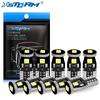 10 stk T10 LED Canbus W5W LED-pærer 168 194 Bilinteriørlys Signalpære Kupélyspære Leselys Skiltlys Auto 12V 6000K Hvite Pærer 7