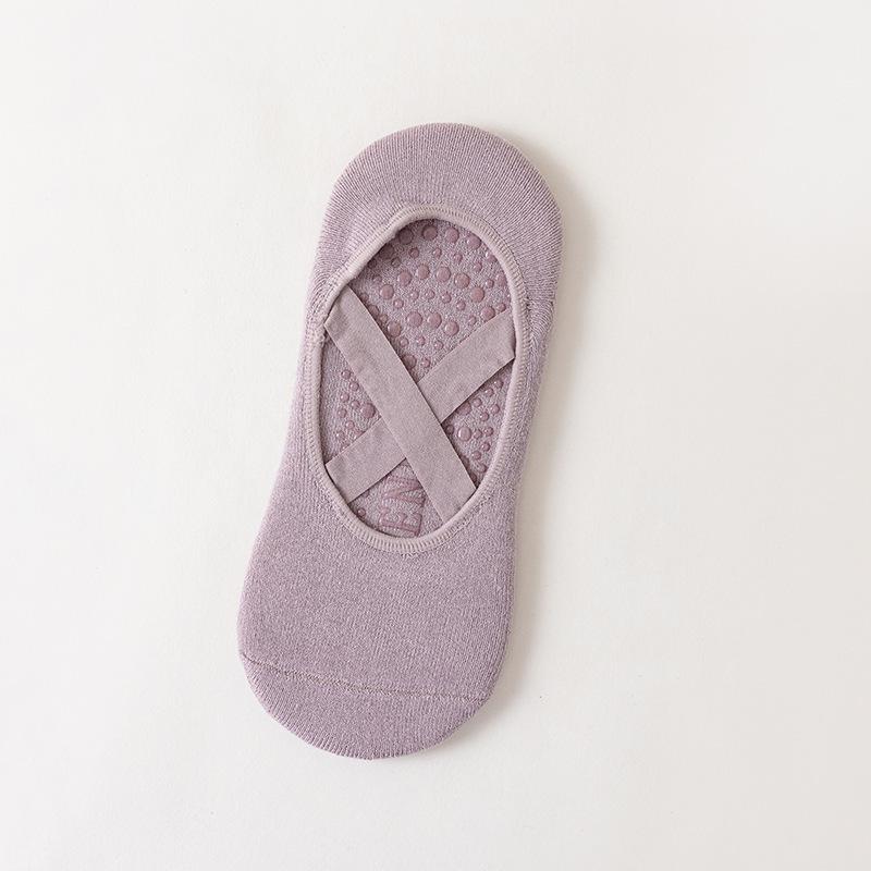 3 Pairs/5 Pairs/1 Pair Yoga Socks Women Cotton Silicone Non-slip Pilates Grip Towel No-Show Barre Breathable Bandage Sports Sock