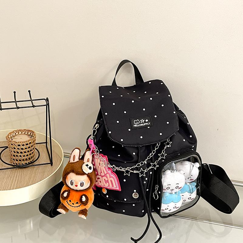 

New student schoolbag female ins Japanese girl college style niche design backpack Korean version large-capacity backpack