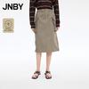 JNBY 2026 Spring Women's Straight Midi Skirt