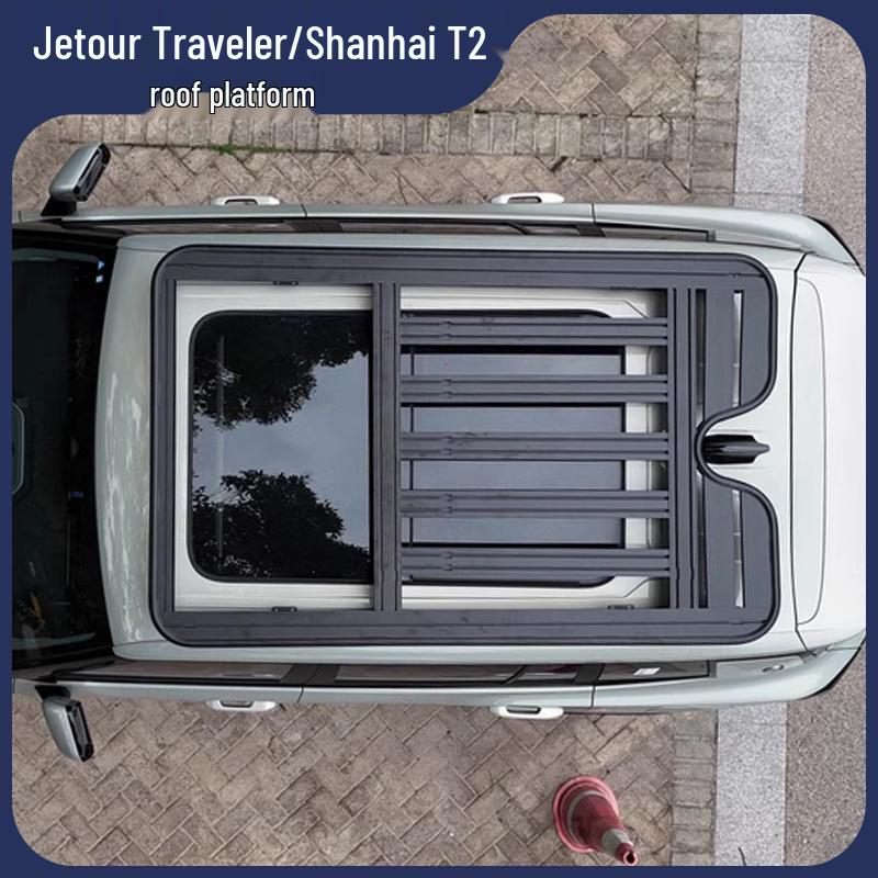 Jetour Traveler ShanHai T2 Sunroof Luggage Rack & Folding Ladder Platform
