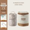 304 Stainless Steel Multi-Layer Insulated Lunch Box - Portable Bento for Students & Office Workers