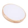 LED Flush Mount Ceiling Light Wooden 3000K to 6500K Dimmable Round Ceiling Light Fixture with Remote Control for