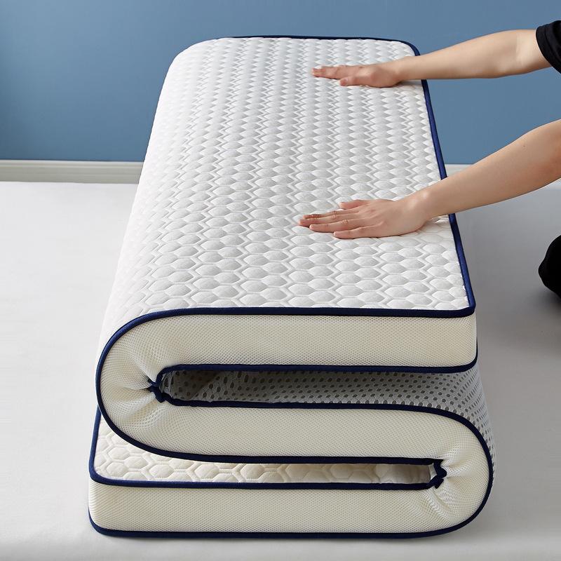 Thailand Natural Latex Mattress Topper - Single, Soft, Foldable Tatami Mat for Dorms & Home