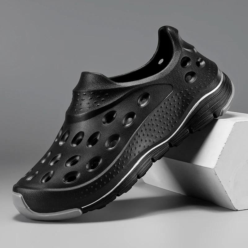 New Sandals Shoes Men Summer Men  Flops High Quality Beach Sandals Anti-slip Casual Shoes Man