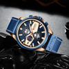 Ready to Ship CURREN Brand Chronograph Mens Leather Bracelet Sports Male Wrist Watch