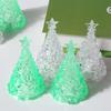 Transparent Christmas Tree Night Light Glowing Xms Eve Candle Lights  Kid Toy Gifts