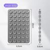 Silicone Double-Sided Non-Slip Suction Cups, Washable, 40-Pack