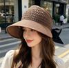Hat Female Summer Sweet Cute Bow Beach Hat Big Brim Sun Protection Sun Hat Temperament Elegant Sun Hat