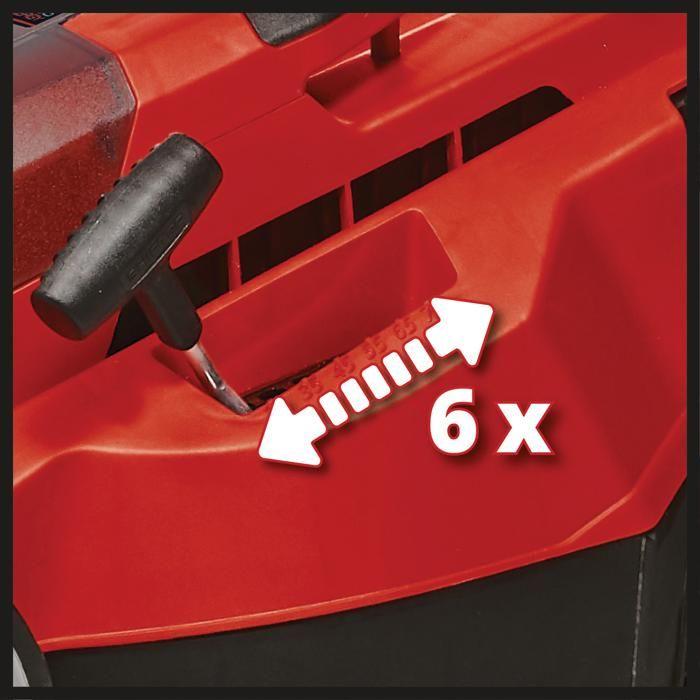 Einhell professional tondeuse à gazon sans fil rasarro 36/38 kit pxc (36v, 450m²) livré avec 2 batteries 4,0ah et chargeurs