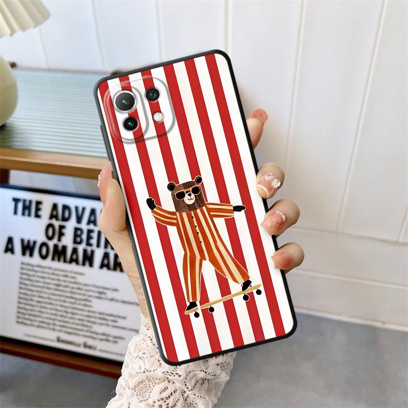Funda Phone Cover Case for Xiaomi Mi 12T Pro 11T 12 14 15 Pro 11 13 Lite 10T 12X Creative Cartoon Animals