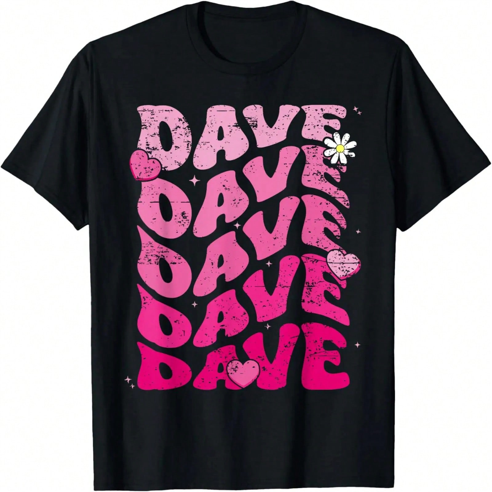 Dave Personalized Name I Love Dave 70 s Vintage T-Shirt S