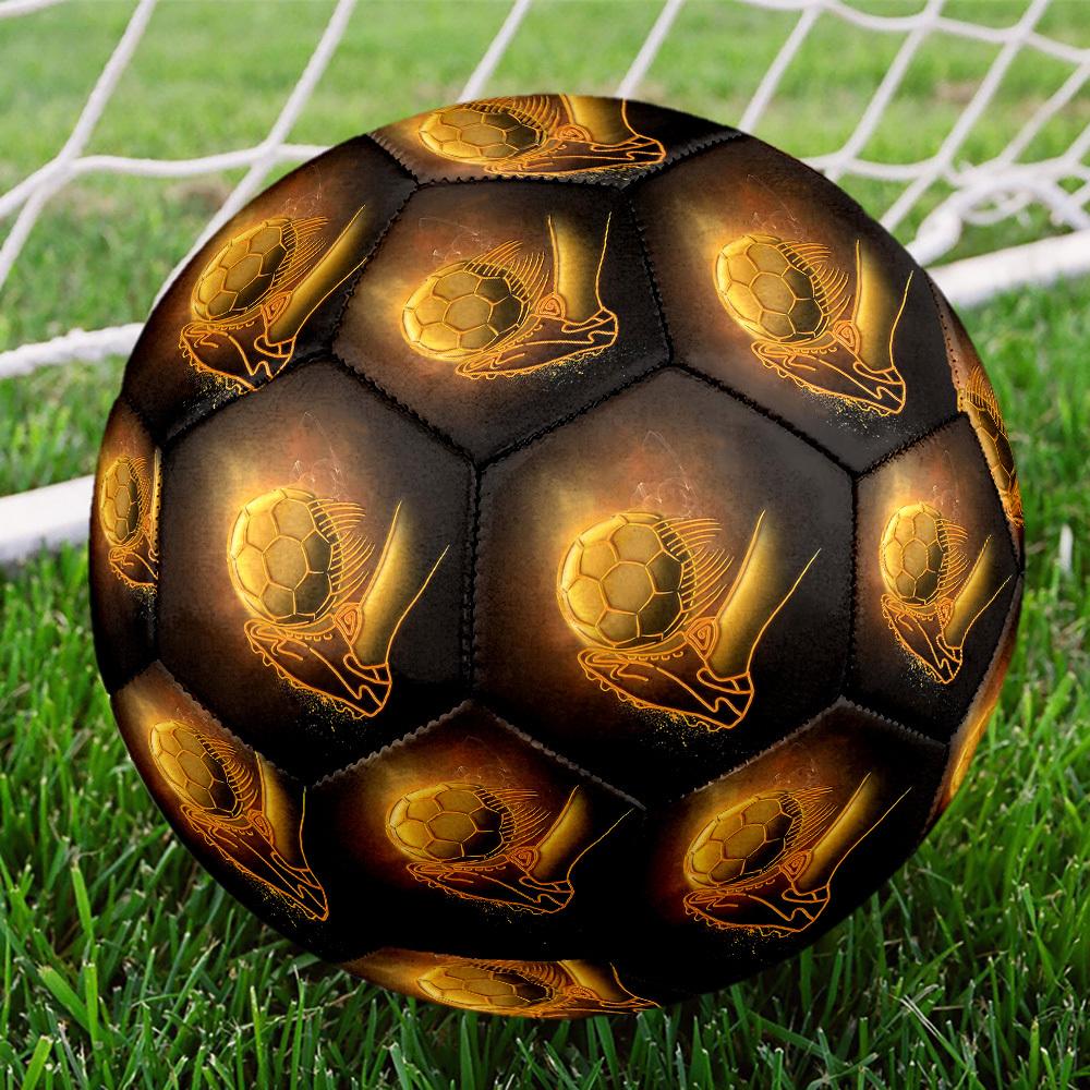 1pc Golden Football Dream Quality Football, Standard Size 5 Suitable for Adults, Students, And Teenagers for Training Size 5