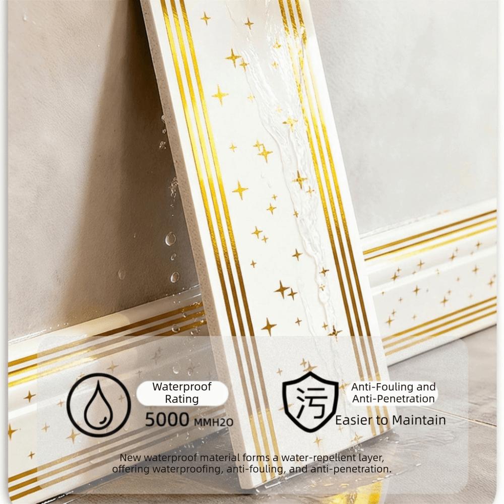 5 Meter Wandbasis Selbstklebend Ecklinie DIY Sockelleiste Schlafzimmer