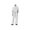 Fear of God Essentials Embroidered Essential Tee Ivory Men Tops Cream 125HO254282F