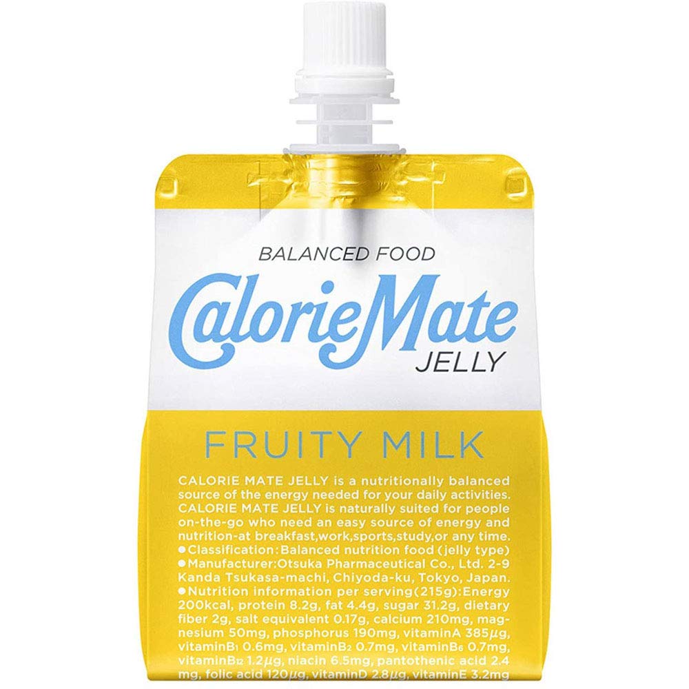 Calorie Mate Otsuka Pharmaceutical Calorie Mate Želé Příchuť Ovocné Mléko 215g x 12 sáčků