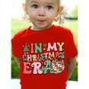Kids Clothes Cute Animals Printing Christmas T-Shirt Festive Short Sleeve Boys Girls Clothes 2-14Y Christmas Gift Child Top Tee