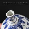Antique Chinese Blue And White Porcelain Miniature Vases Flower Holder For Hydroponic Plant Shelf Display Container