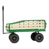 VEVOR Pull-Along Wagon for Kids,101 Cm Toddler Wagons with Foldable Wooden Panel & Handle, Supports Up To 250kg, 25.4cm All-Terrain Tires