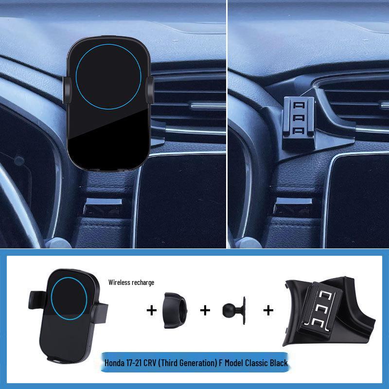 Wireless Charging Car Phone Holder for 17-21 Honda CRV (3rd Gen, Left of Navigation).