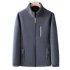 Men's Plush Fleece Stand-Up Collar Sweatshirt: Thickened, Loose-Fit, Plus Size for Autumn/Winter Outdoor Casual Wear