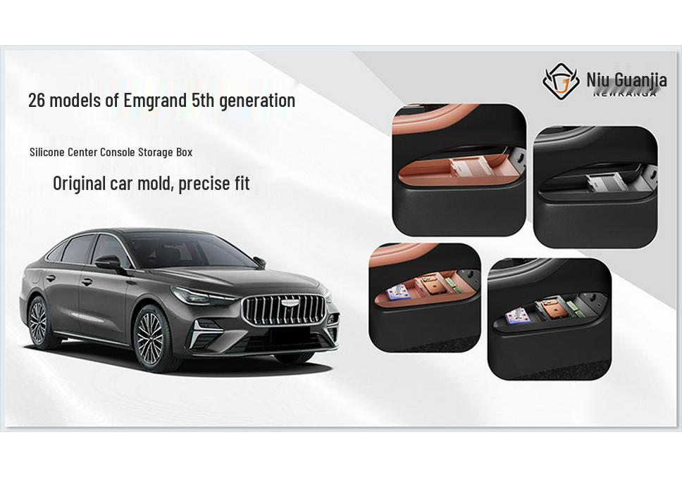Geely Emgrand Center Console Lower Storage Box: Eco-friendly Glasses Organizer, 26th Gen, 5th Gen Car Accessory