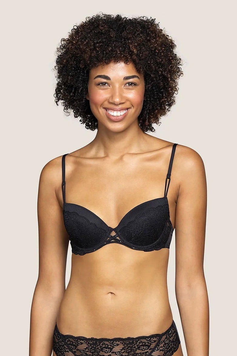 

Бюстгальтер с уплотнённой чашкой Andres Sarda (96527) 80C прозорий колір чорний