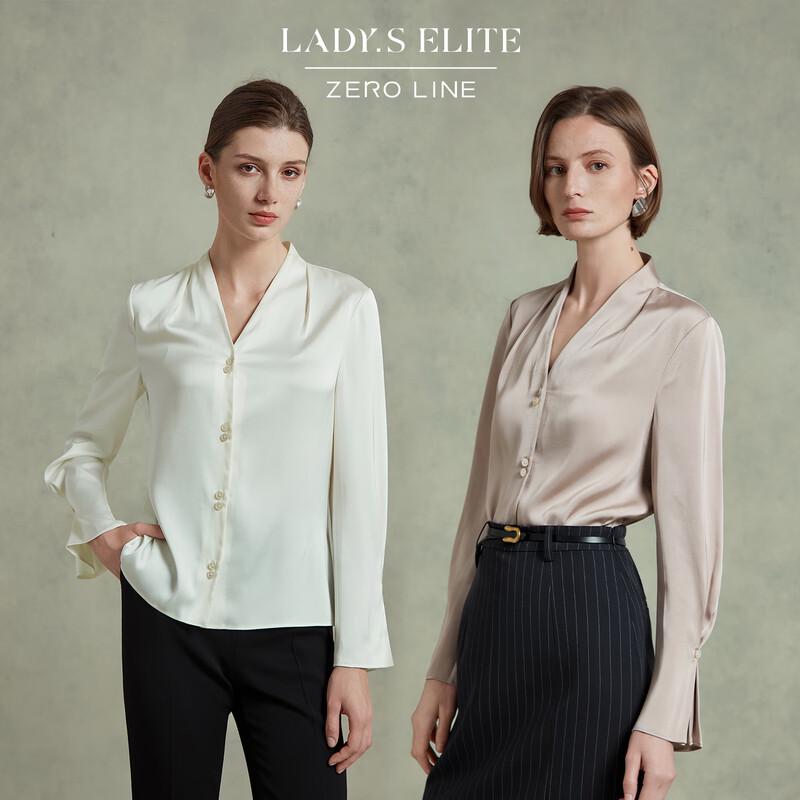 LadyS Elite Women s Lightweight V-Neck Blouse XL