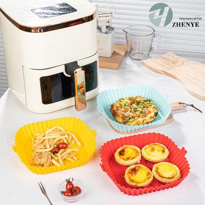 Žáruvzdorný čtvercový silikonový pekáč do horkovzdušné fritézy