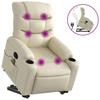 VidaXL Reclining Massage Armchair, Relaxation Chair with Backrest, Seat with Armrests, Living Room TV Armchair, 3206607