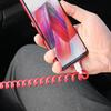 Convenient Charging Wire Anti-winding Data Cable Stretchy Data Transfer 3 In 1 Mobile Phone Charging USB Spring Wire