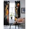 Fenstervorhänge im Sport-Stil mit Basketball-Motiv für Wohnzimmer, Schlafzimmer, moderne Jalousien, Vorhänge für die Küche