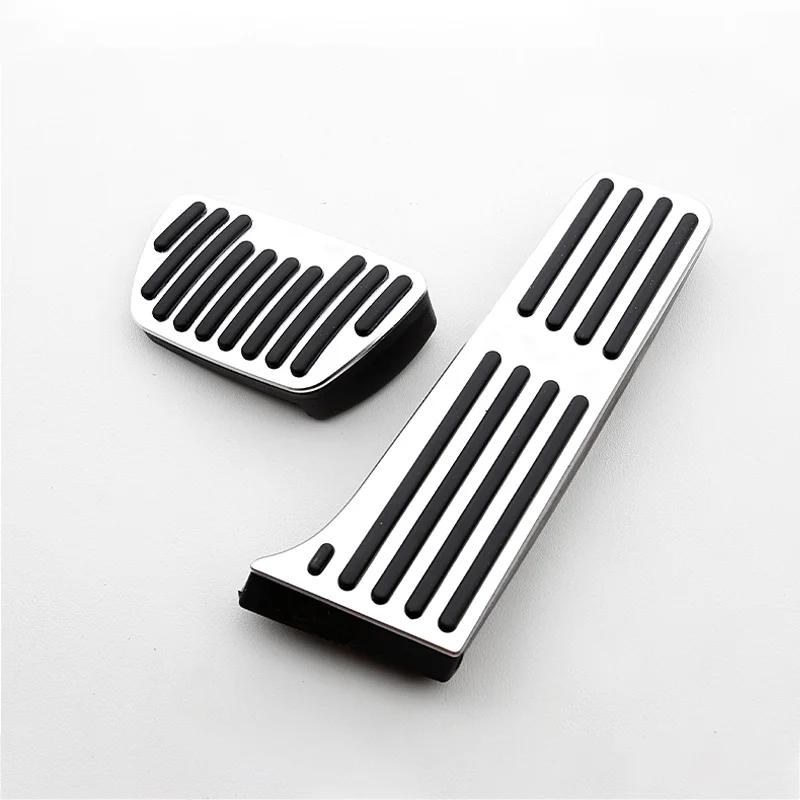 For Toyota RAV4 XA50 Hybrid Aluminum Alloy Car Accelerator Brake Pedal Rest Foot Pedal Cover Pad Accessories