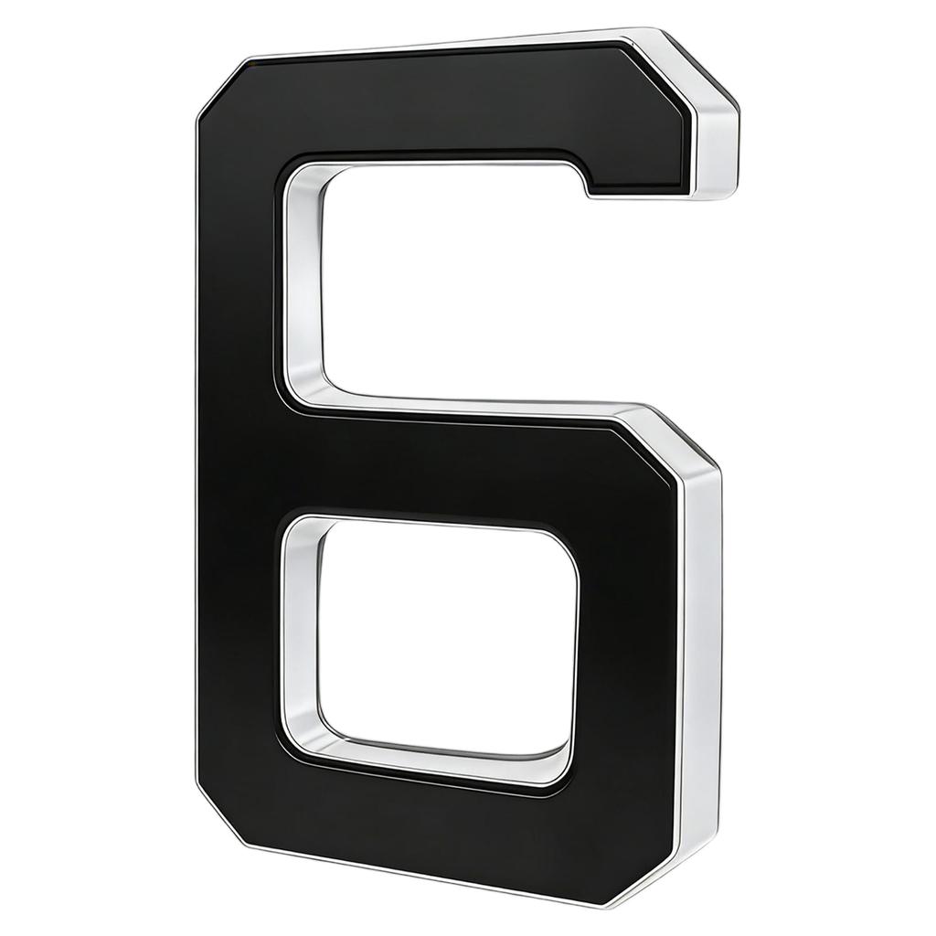 Modern Acrylic LED House Number Sign Illuminated Address Plaque Weatherproof Outdoor Decorative Number 3 for Home Office Hotel Apartment Door Wall
