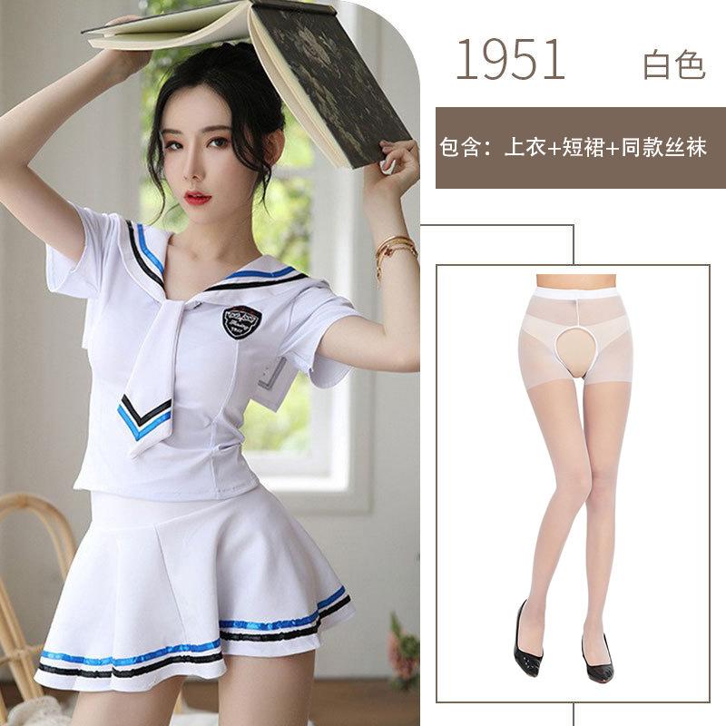 Sexy Lingerie Uniform Japanese Adult Sexy Sailor Uniform Cosplay Pure Cute School Girl JK Uniform