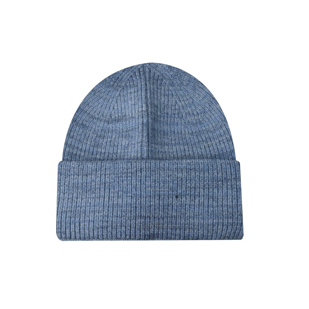 Autumn and Winter Hats Men's Section Dyed Rabbit Velvet Core-spun Yarn Knitted Hats Women's Thickened Warm Double-flanged Wool Hats Pullover Hats