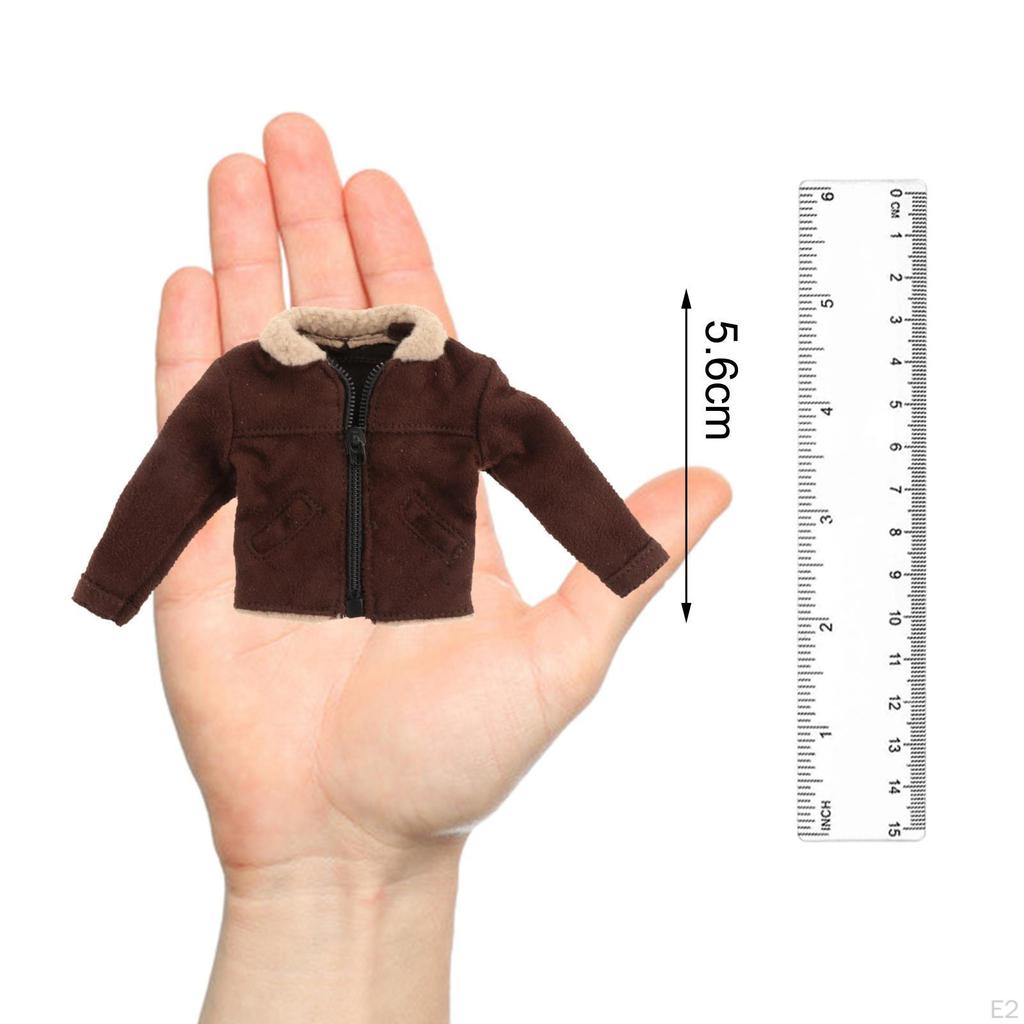 Stylish Zip-Up Jacket for 6-inch Male Action Figures - Handcrafted Ultimate Fashion