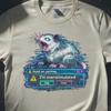 Overstimulated Possum Comfort Colors Shirt, System Error Brain Humor Tee, Cozy Neurospicy Gift