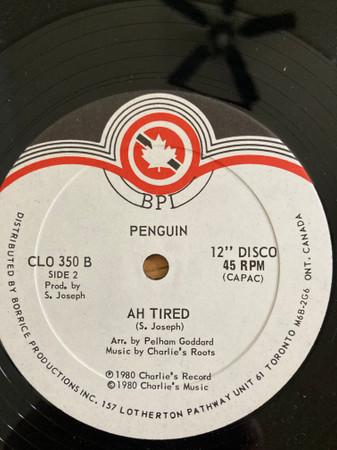 

12inch Record PENGUIN Look The Devil Dey Ah Tired CLO350 CLO Records 1979 Canada CountryFolk Used