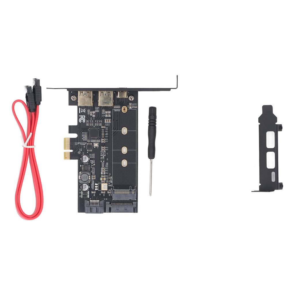 PCI-E To USB 3.0 Expansion Card Type C PCI Express Adapter M.2 SSD 5Gbps for Win Series 32 Bit 64