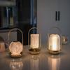 Modern Nordic Metal Table Lamp Dimmable 3 Light Colors LED Atmosphere Lamp Soft Light Romantic Bedside Lamp Study