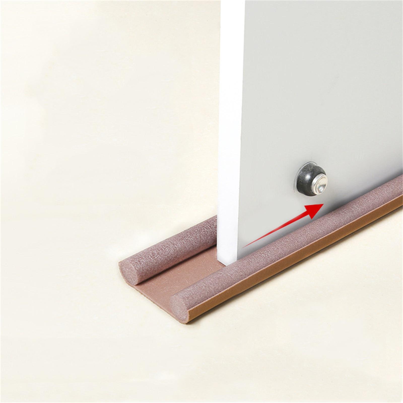 Door Seam, Door Bottom Sealing Strip, Sound Insulation Windproof Strip, Foam Adhesive Strip One Size