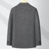 Autumn and Winter Plaid Wool Suit for Young and Middle-aged Men's Suit Slim Wool Casual Single Suit Top