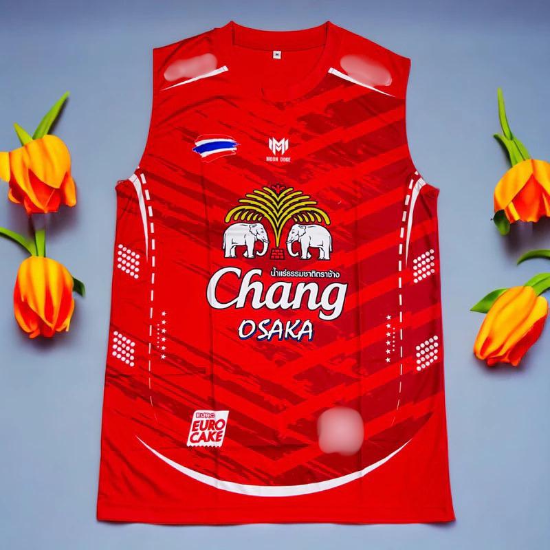 

Top Tank Shirt Sleeveless JERSEY Training THAILAND National Football Soccer Quick Dry Round O Neck Uniform Sport Outdoor Osaka Unisex Men Women S